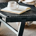 Fotel ogrodowy czarny Vasai Black - Nordal