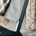 Fotel ogrodowy czarny Vasai Black - Nordal
