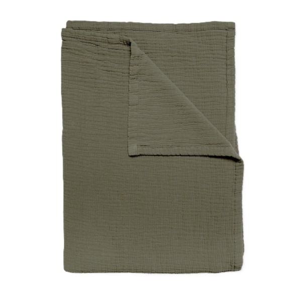 Narzuta na łóżko z teksturą Denise 170x250, khaki - Himla