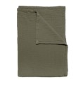 Narzuta na łóżko z teksturą Denise 270x250, khaki - Himla