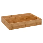 Organizer do szuflady bambusowy 38x28, 3 przegrody - 5five