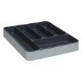 Rozsuwany organizer na sztućce, szary - 5five