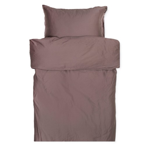 Pościel satynowa poszwa na kołdrę 200x200 Soul Maroon, 300 tc - Himla