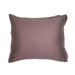 Poszewki na poduszki 50x70 pościel satynowa bawełniana Soul Maroon, 2 szt - Himla