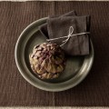 Lniane serwetki materiałowe na stół 45x45 Sunshine Coffee, 4-pak - Himla