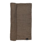 Lniany bieżnik na stół 50x145 Sunshine, Coffee - Himla