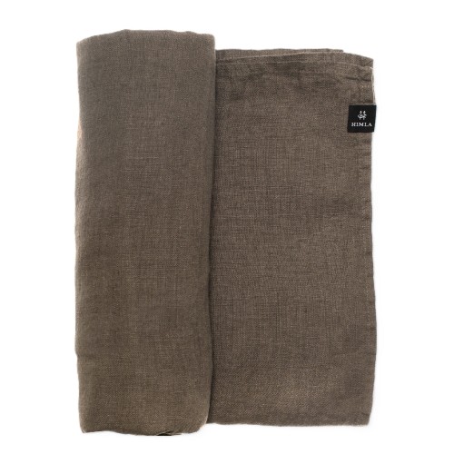 Lniany obrus na stół 145x250 Sunshine Coffee - Himla