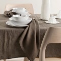 Lniany obrus na stół 145x330 Sunshine Coffee - Himla