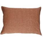 Poduszka dekoracyjna lniana Alpha Basics 70x50, cinnamon - Pomax