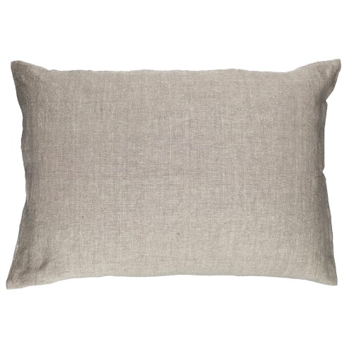 Poduszka dekoracyjna lniana Alpha Basics 70x50, natural - Pomax