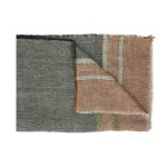 Pled z lnu tkanego ręcznie Brunello 170x130 - Pomax