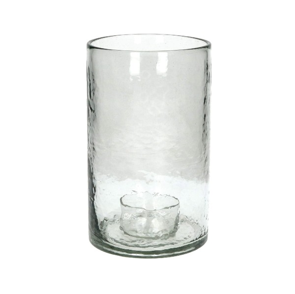 Marble candle holder Marmar Ø12.5 brown - Pomax