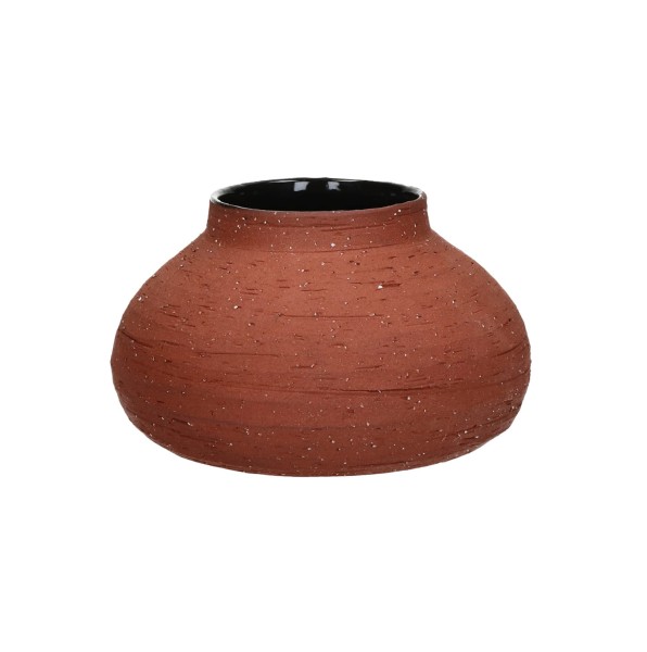 Paper wicker storage basket Osteria black - Pomax