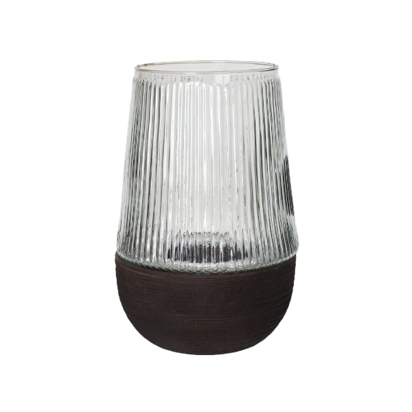 Terracotta candle holder Gypsy L - Bazar Bizar
