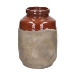 Wazon z terakoty Earth Chocolat 22 - Pomax