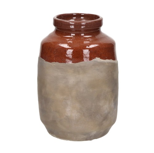 Wazon z terakoty Earth Chocolat 22 - Pomax