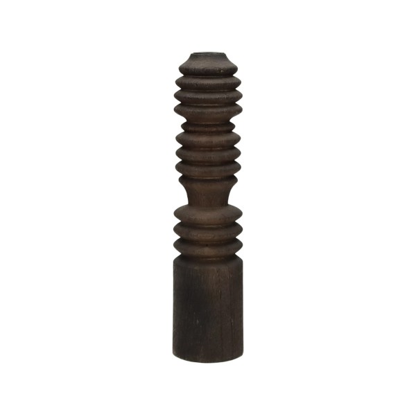 Candle holder Pretty M terracotta raffia - Bazar Bizar