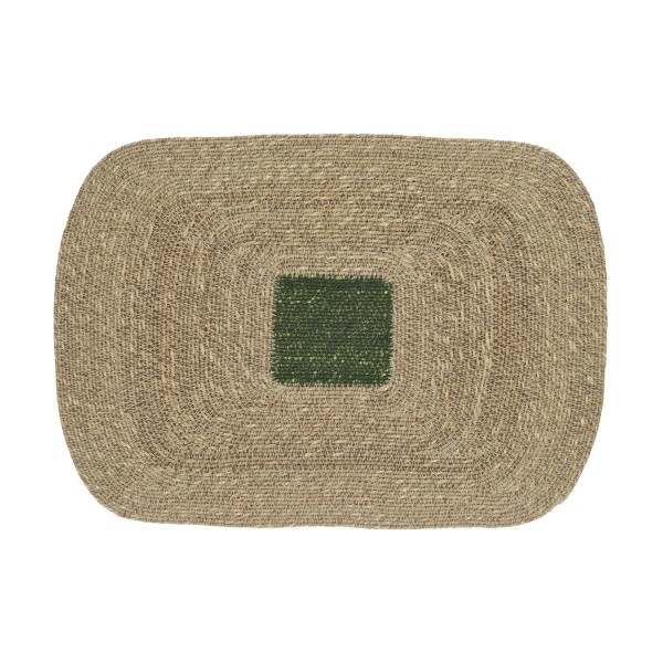 Podkładki na stół z trawy morskiej Quadri Olive 50x35, 2 szt - Pomax