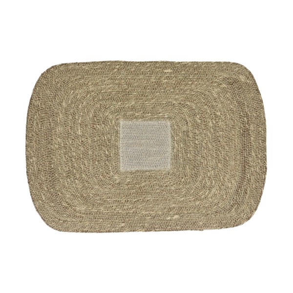 Podkładki na stół z trawy morskiej Quadri Oatmeal 50x35, 2 szt - Pomax