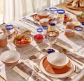 Talerze deserowe porcelanowe Mariage terracotta, 4 szt - Pomax