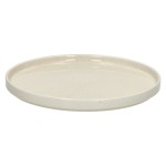 Black dinner plate Burned-26 - Bazar Bizar