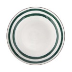 Talerze obiadowe porcelanowe Mykonos zielone, 4 szt - Pomax