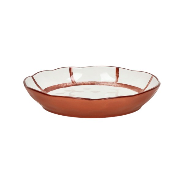 Talerze głębokie porcelanowe Mykonos rust, 4 szt - Pomax