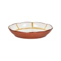 Talerze głębokie porcelanowe Mykonos żółte, 4 szt - Pomax