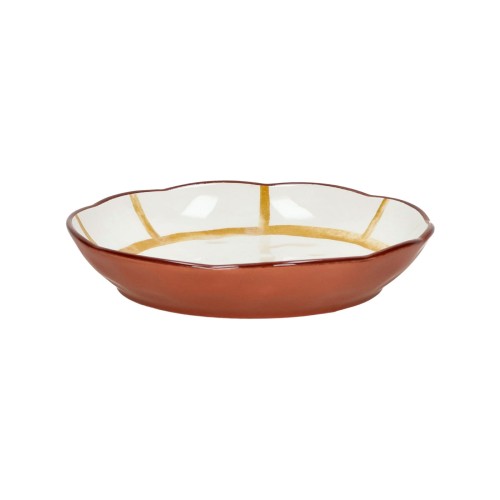 Talerze głębokie porcelanowe Mykonos żółte, 4 szt - Pomax