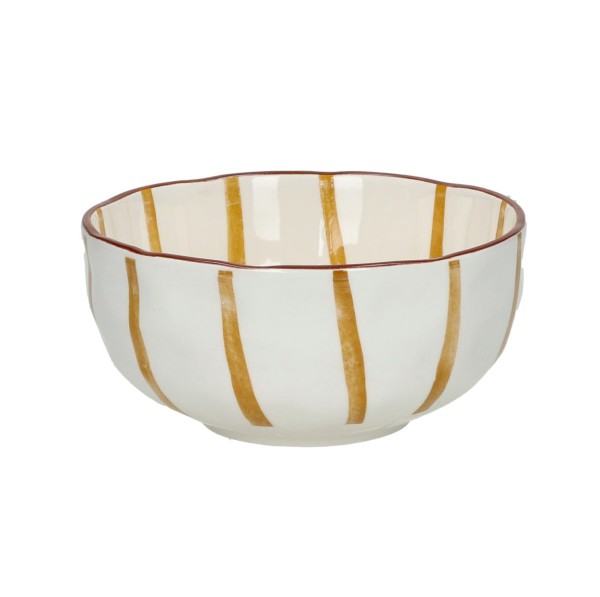 Soup bowl Burned M terracotta - Bazar Bizar