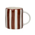 Kubki porcelanowe z uchem Mykonos 375ml rust, 6 szt - Pomax
