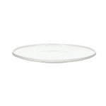 Talerze deserowe z rantem porcelanowe Leggero białe, 4 szt - Pomax