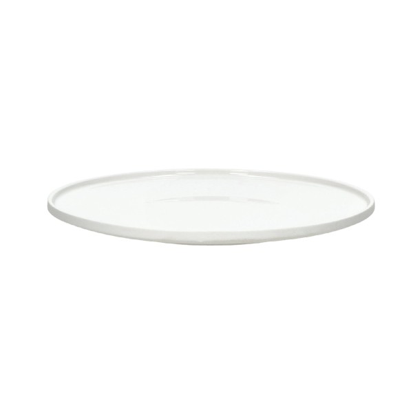 Talerze deserowe z rantem porcelanowe Leggero białe, 4 szt - Pomax