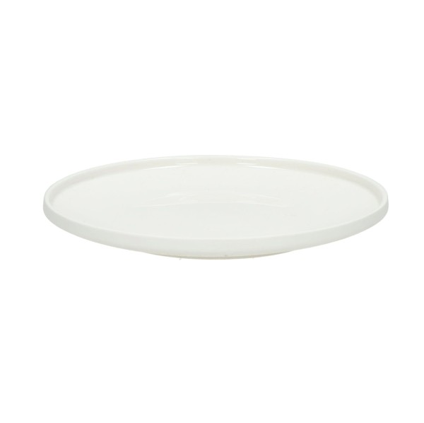 Talerzyki do ciasta z rantem porcelanowe Leggero białe, 4 szt - Pomax