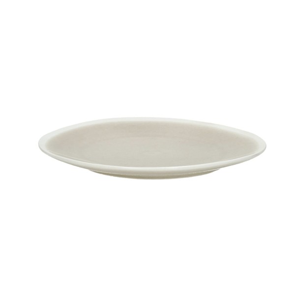 Talerze deserowe z porcelany Biscotti greige, 4 szt - Pomax