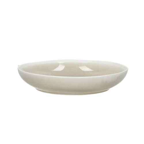 Talerze głębokie z porcelany Biscotti greige, 4 szt - Pomax