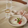 Talerze głębokie z porcelany Biscotti greige, 4 szt - Pomax