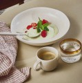Talerze głębokie z porcelany Biscotti ecru, 4 szt - Pomax