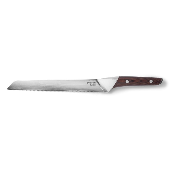 Bread knife Nordic Kitchen, japanese damascus steel pakkawood - Eva Solo