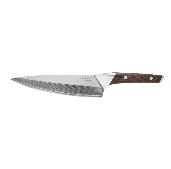 Chef's knife Nordic Kitchen, japanese damascus steel pakkawood - Eva Solo