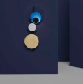 Designerski kinkiet Planet, Electric Blue - PLEASE WAIT to be SEATED