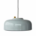 Lampa nad stół Podgy, szara popielata - PLEASE WAIT to be SEATED