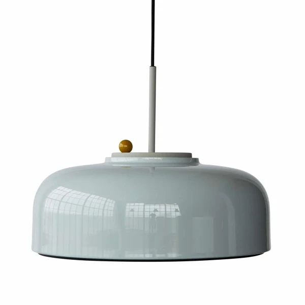 Lampa nad stół Podgy, szara popielata - PLEASE WAIT to be SEATED