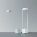 Lampa biurkowa designerska Tokio, szary - PLEASE WAIT to be SEATED
