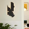 Designerski kinkiet Totel Deco, czarny - PLEASE WAIT to be SEATED