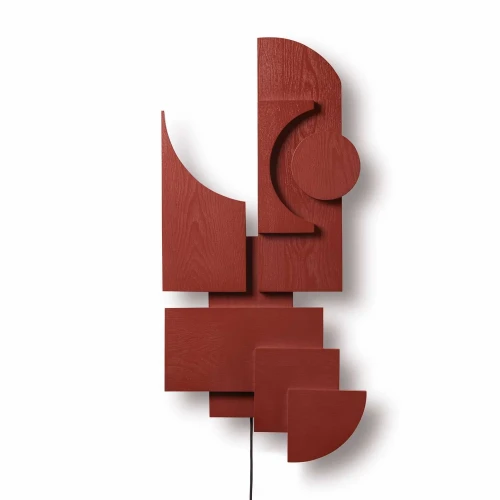 Designerski kinkiet Totel Deco, czerwona - PLEASE WAIT to be SEATED
