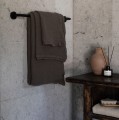 Ręcznik waflowy Nella 50x70 cm bawełna organiczna, taupe - Tell Me More