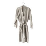 Szlafrok lniany Laval S/M, naturalny - Tell Me More