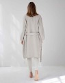 Szlafrok lniany Laval L/XL, naturalny - Tell Me More
