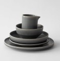 Talerze głębokie Centro Soft grey, 6 szt - Tell Me More